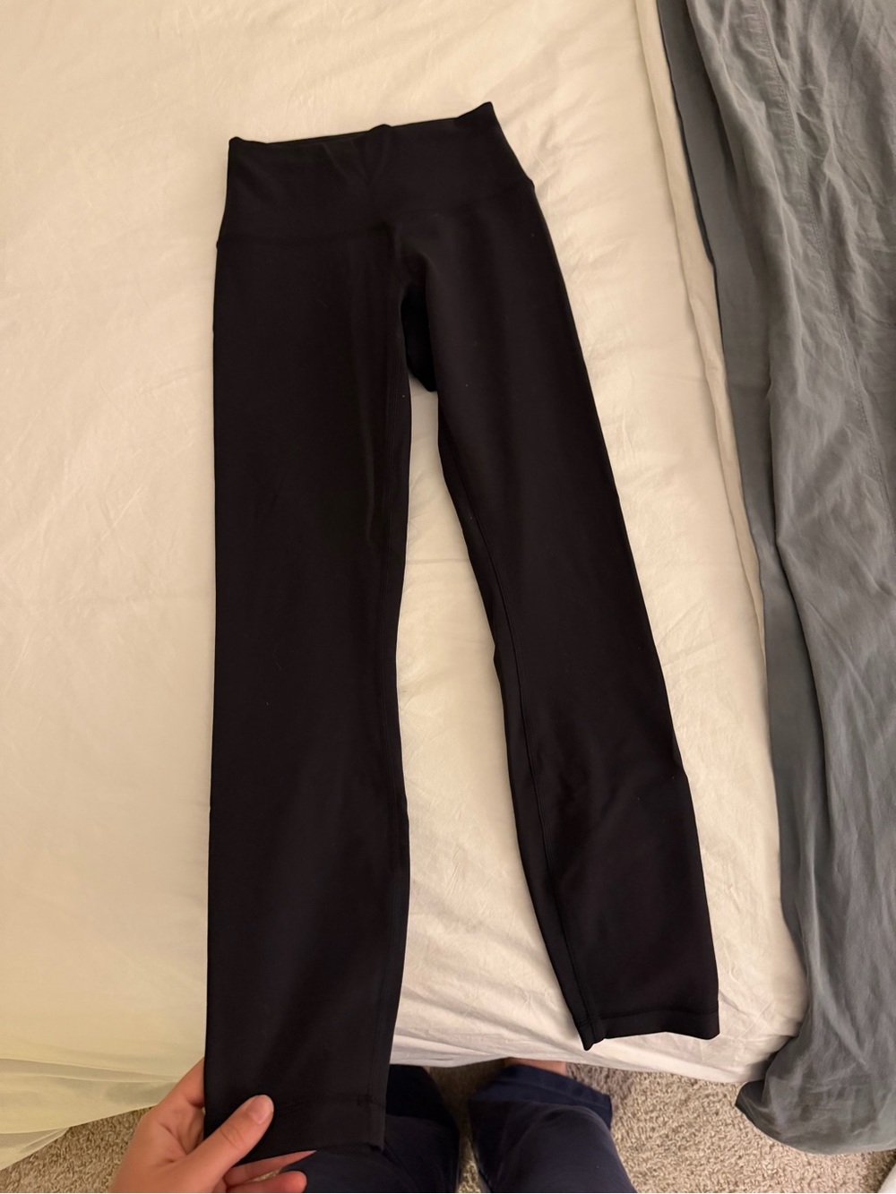 Lululemon Black Contour Fit Wunder Train Leggings